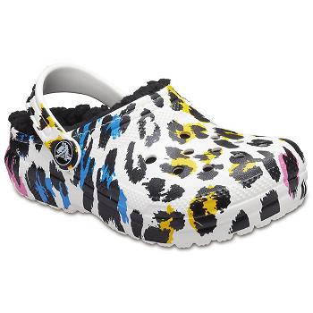 Crocs Classic Lined Out of This World Clog Leopardie - Detske Dreváky